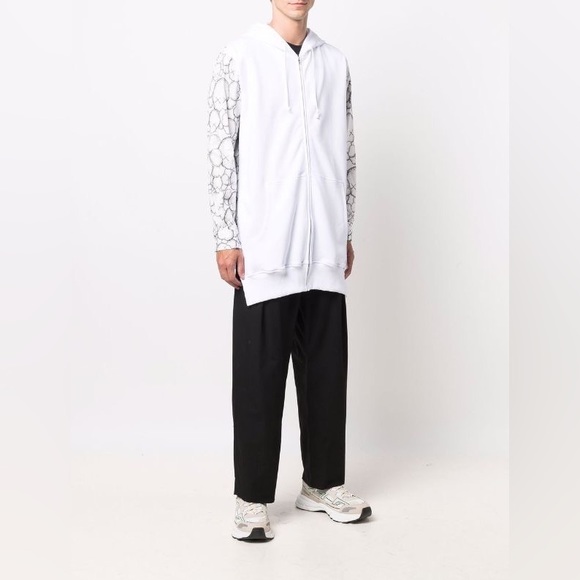 Comme Des Garçon x KAWS Zip Up Hoodie Shirt NWT - Picture 5 of 10